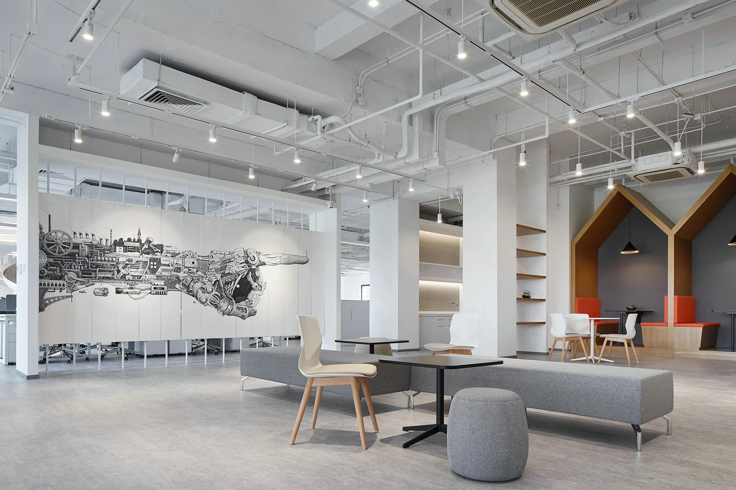 DayOne Legal Technology Workplace — Beijing workplace interior, view 3