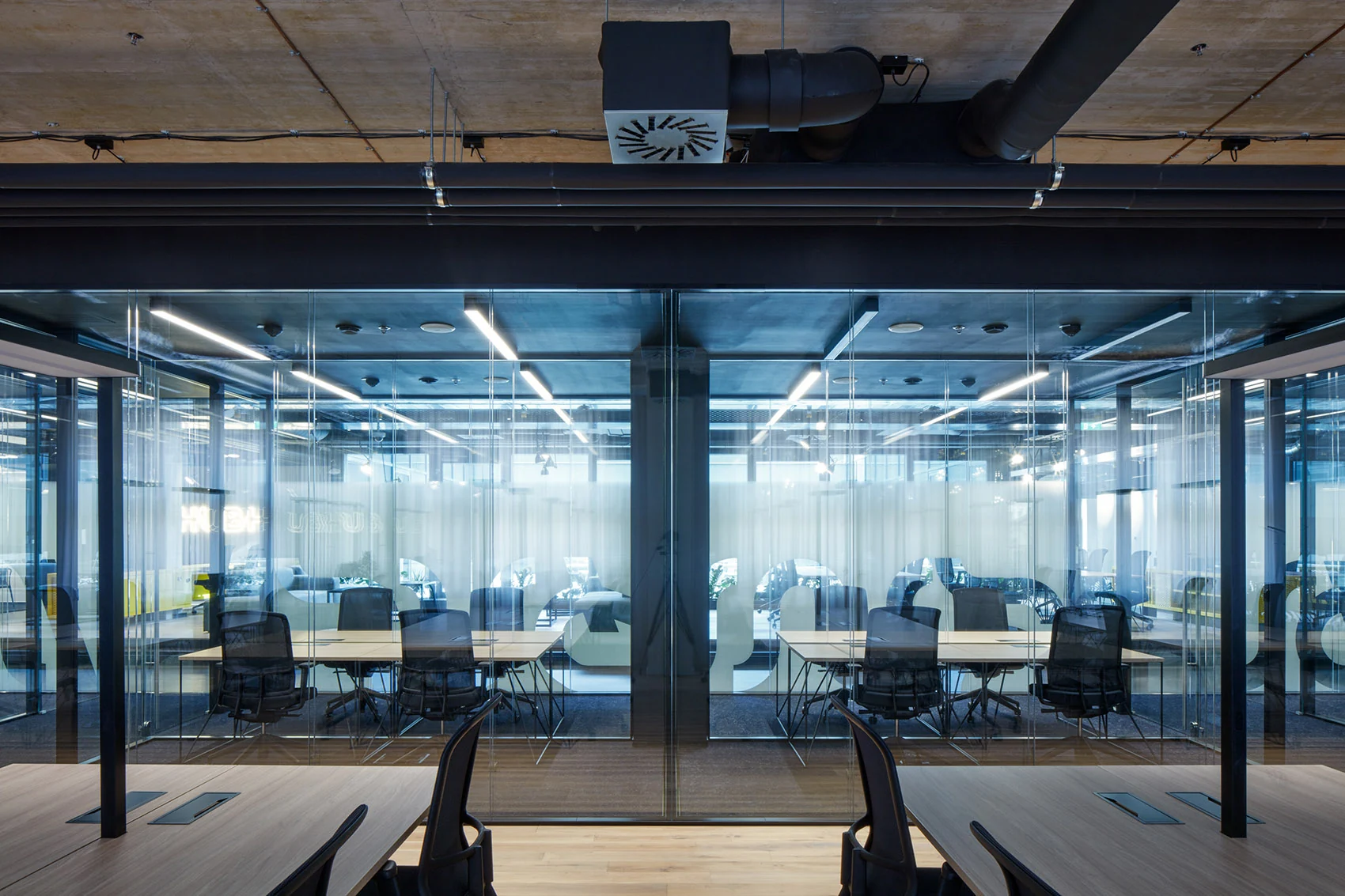 HubHub Prague — Prague workplace interior, view 1