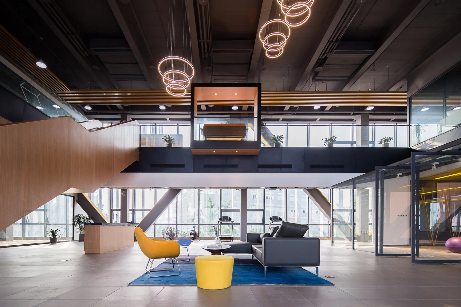 OLINK Co-working — Wenzhou workplace interior, view 1