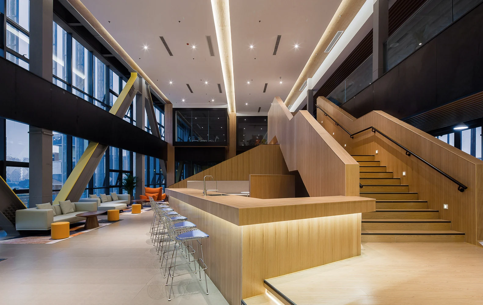 OLINK Co-working — Wenzhou workplace interior, view 3