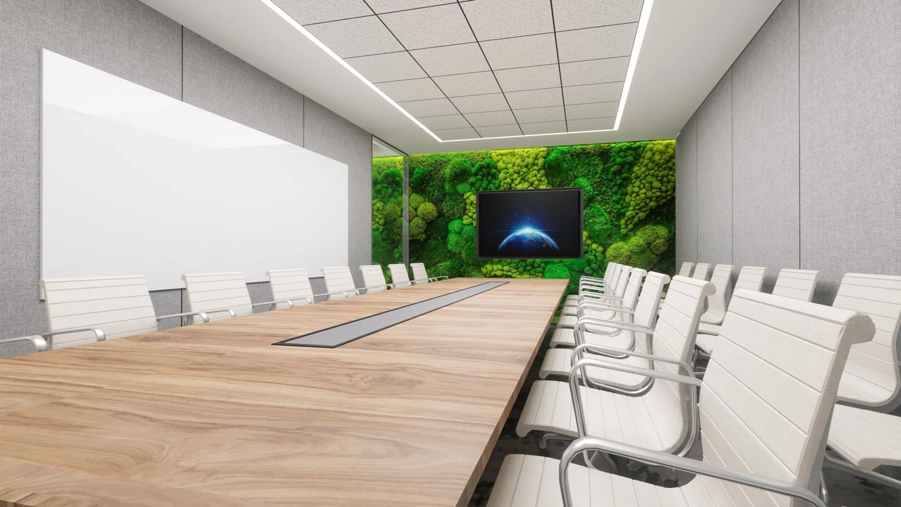 Biophilic Innovation Hub — Singapore workplace interior, view 2