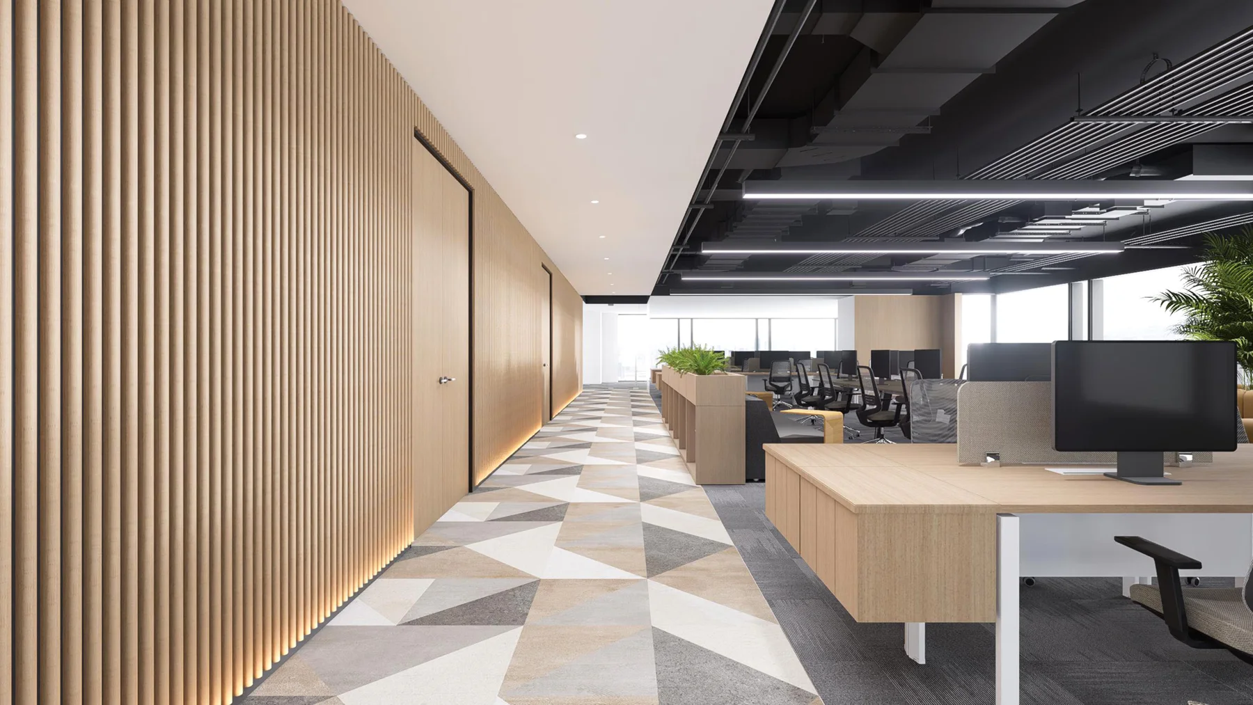 Boutique Finance Office — Singapore workplace interior, view 3