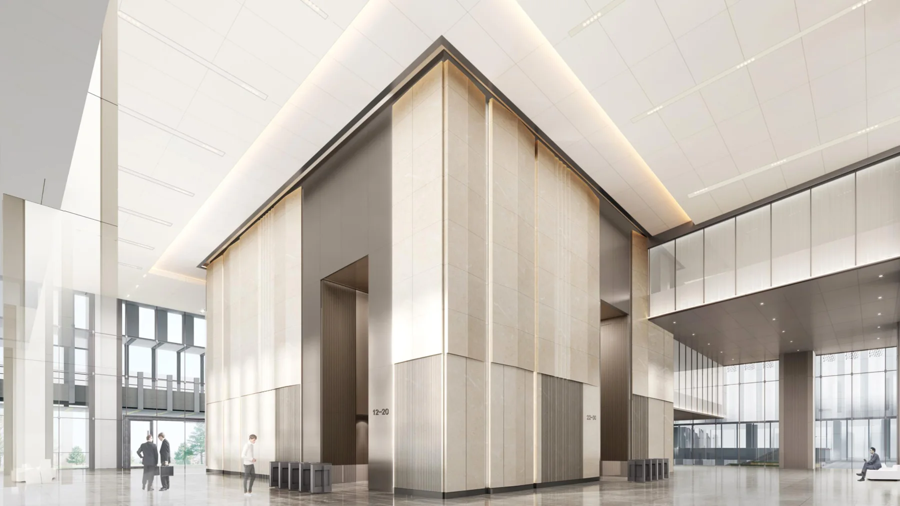 Innovative Office Interior Design — Singapore workplace interior, view 1