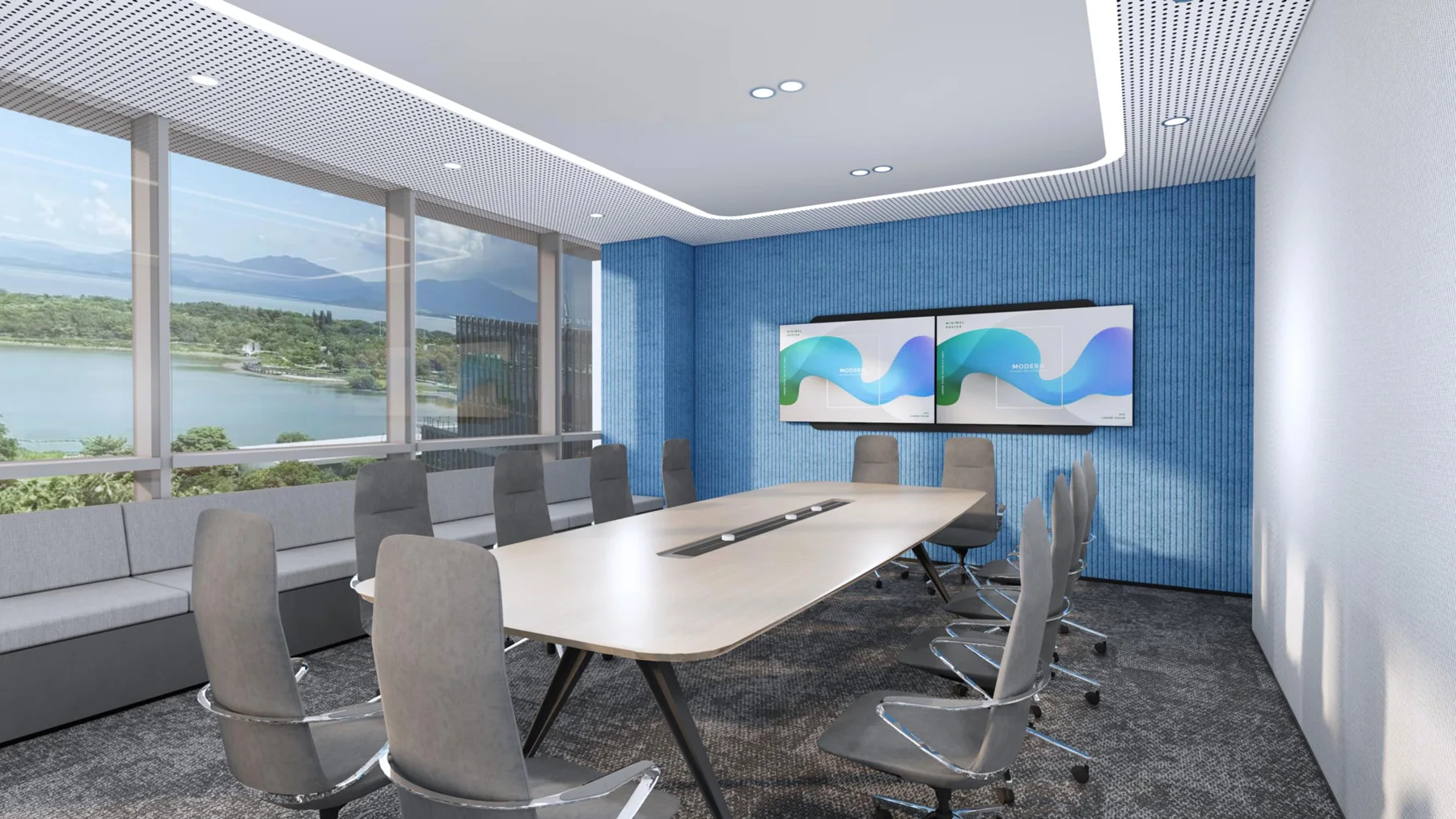 Innovative Tech Hub — Kuala Lumpur workplace interior, view 2