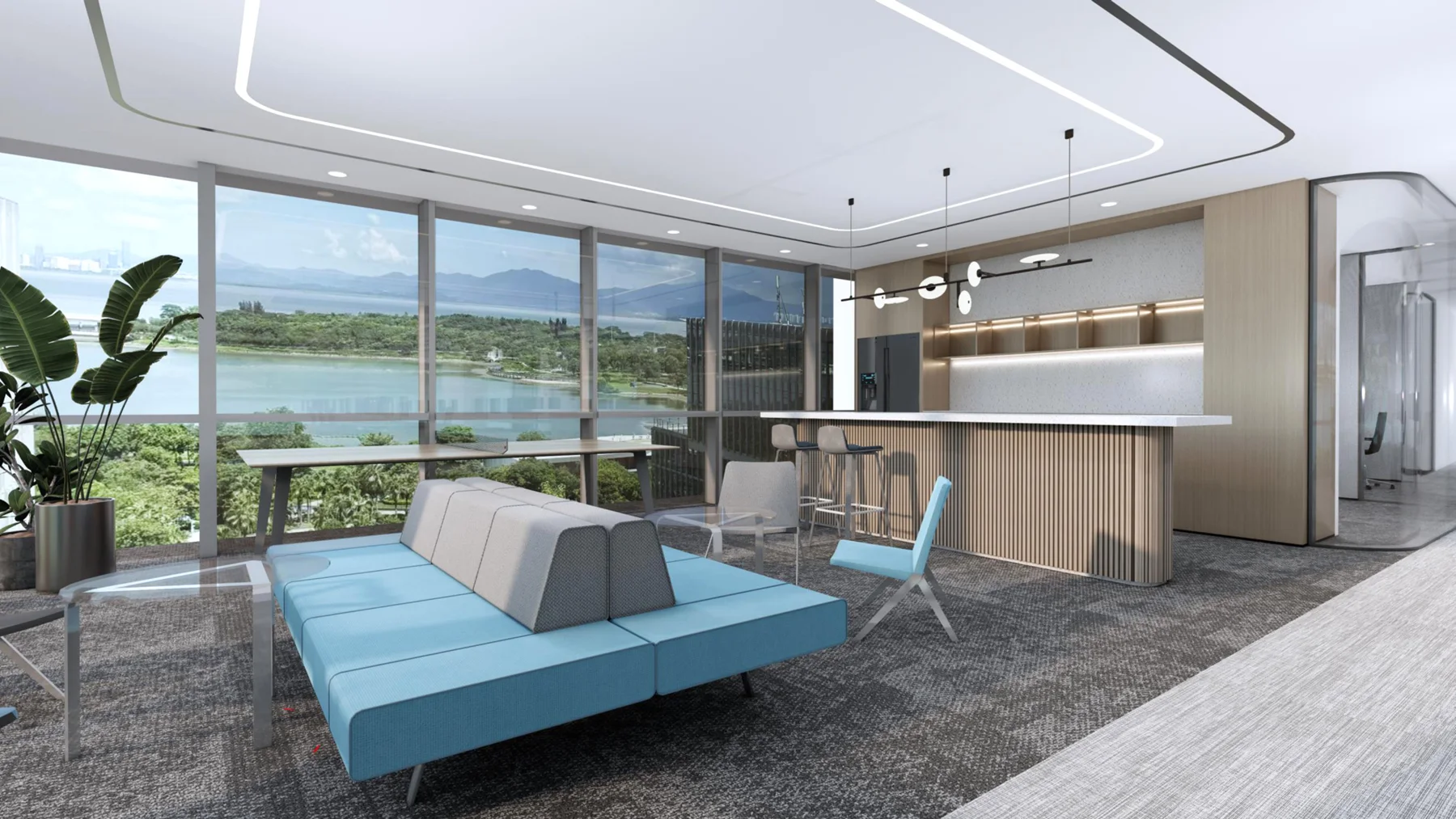 Innovative Tech Hub — Kuala Lumpur workplace interior, view 3