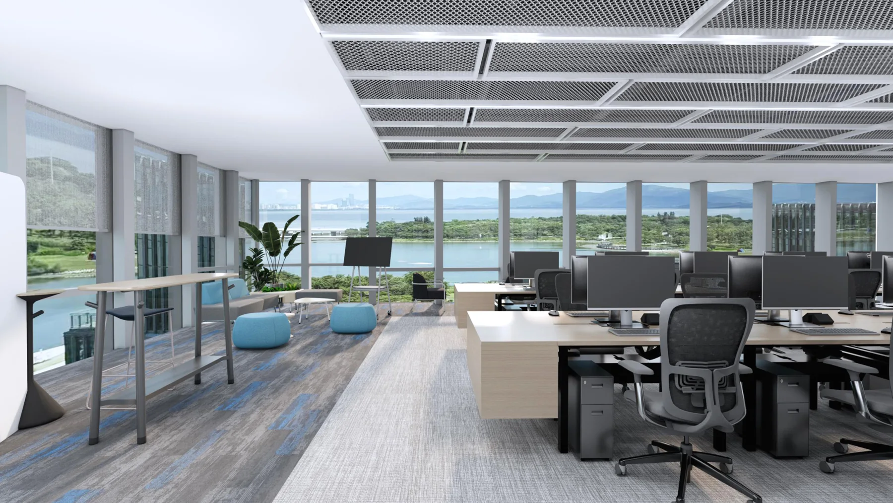 Innovative Tech Hub — Kuala Lumpur workplace interior, view 4