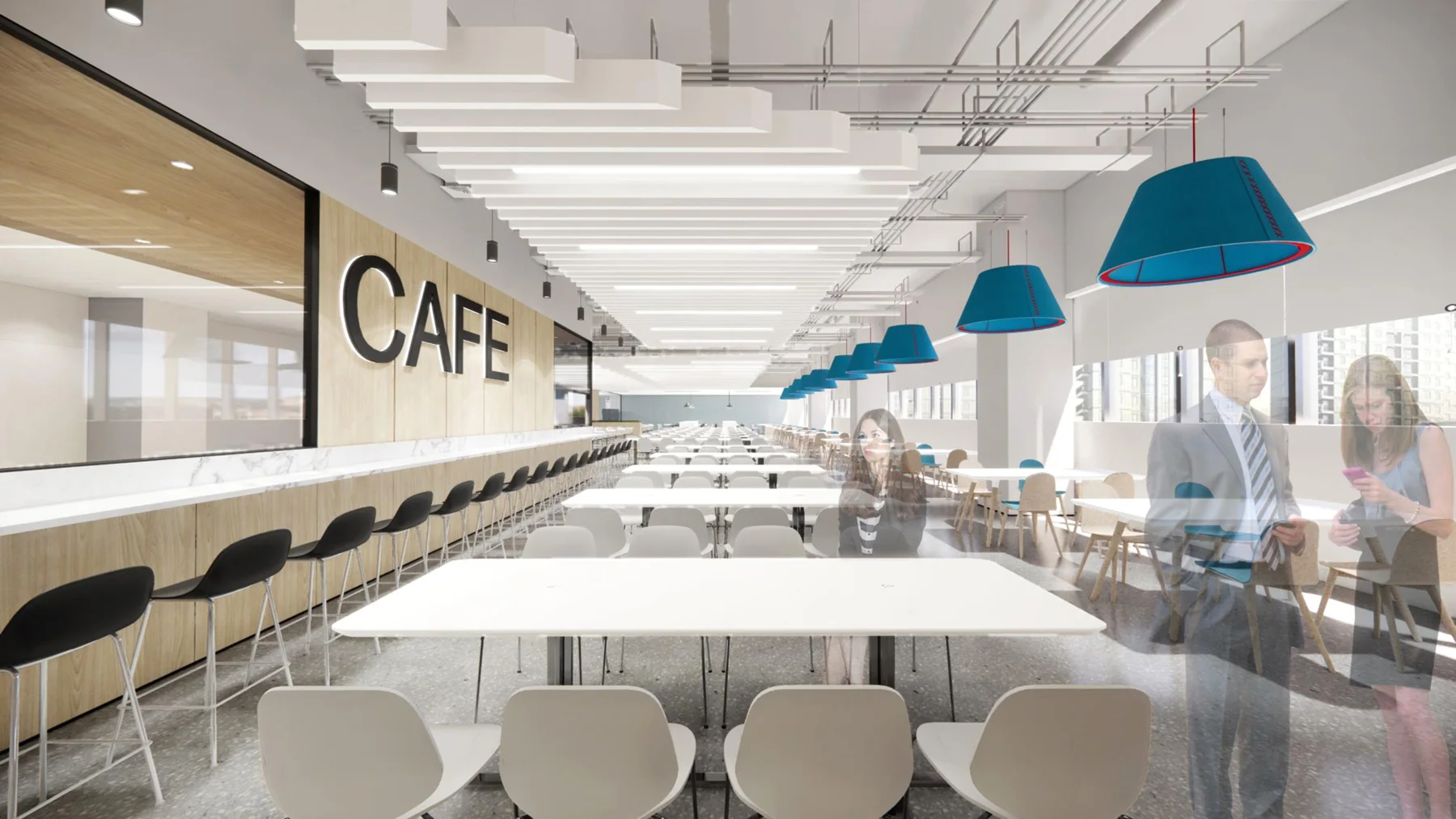 IoT Tech Headquarters — Shenzhen workplace interior, view 3
