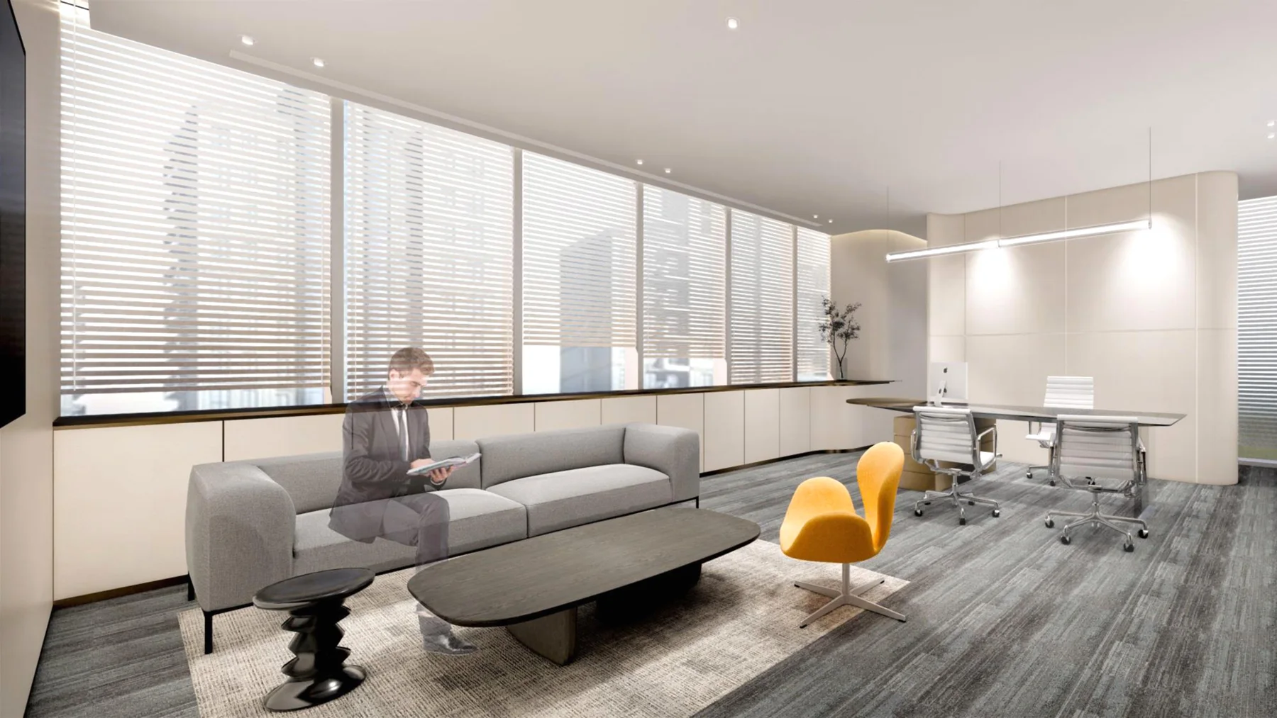 IoT Tech Headquarters — Shenzhen workplace interior, view 5