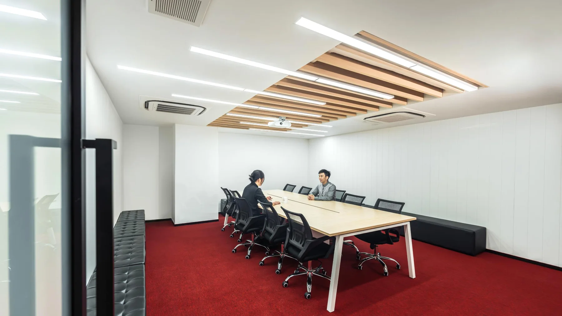Sleek & Stylish Office Design — Jakarta workplace interior, view 2