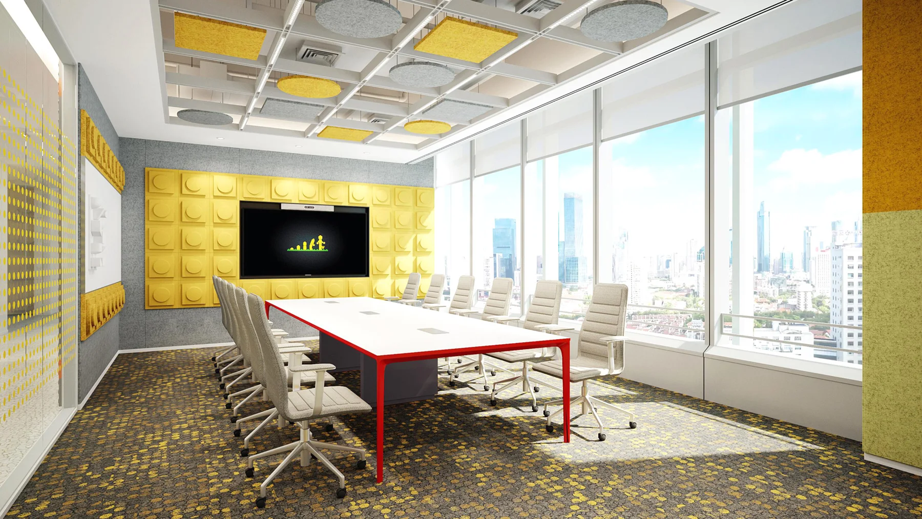 Urban Office Workspace Design — Hanoi workplace interior, view 2