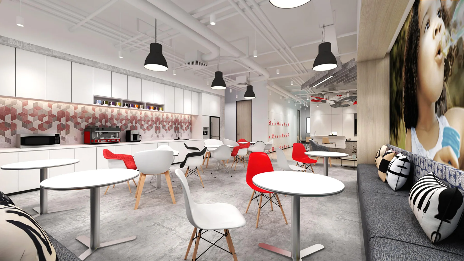 Wellness-Focused Medical Office — Jakarta workplace interior, view 2